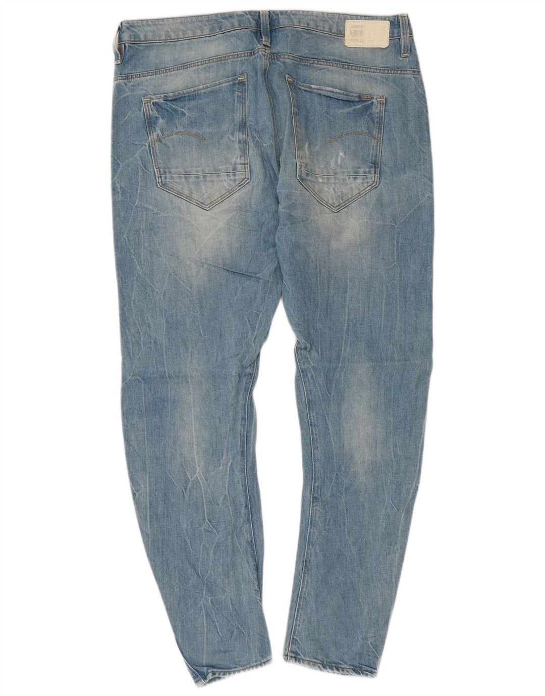 G-Star Damen Distressed Slim Jeans W28 L27 Blaue Baumwolle