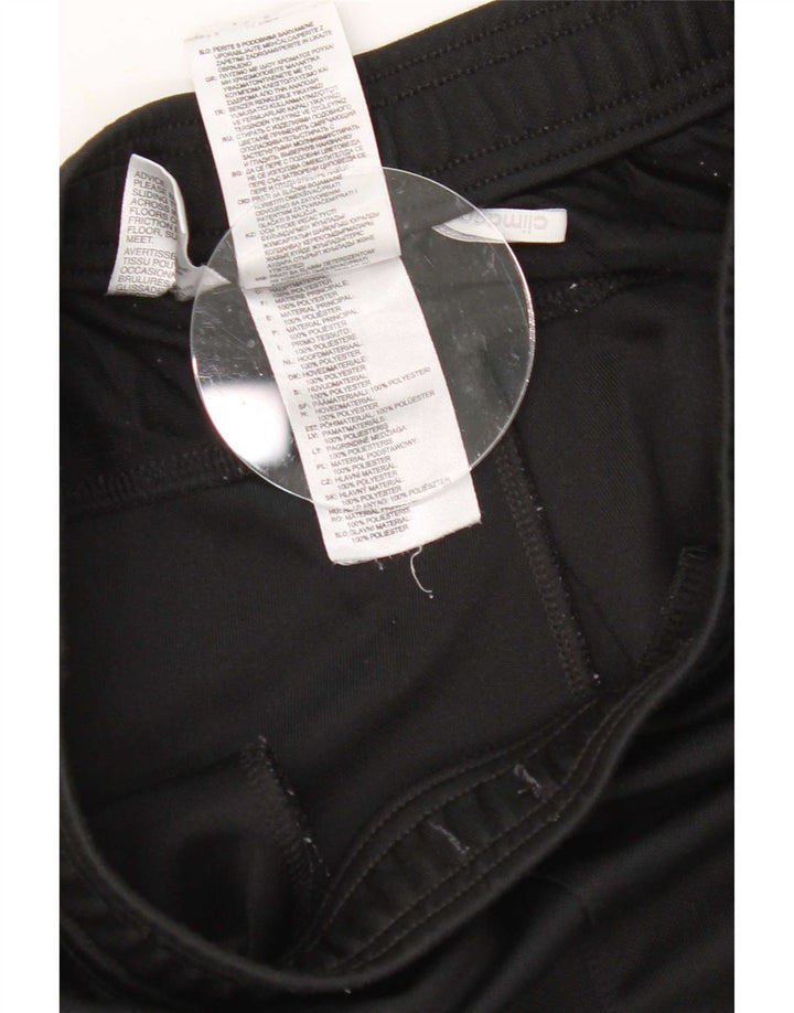 Adidas Damen Climalite Trainingshose UK 10 Small Schwarz Polyester