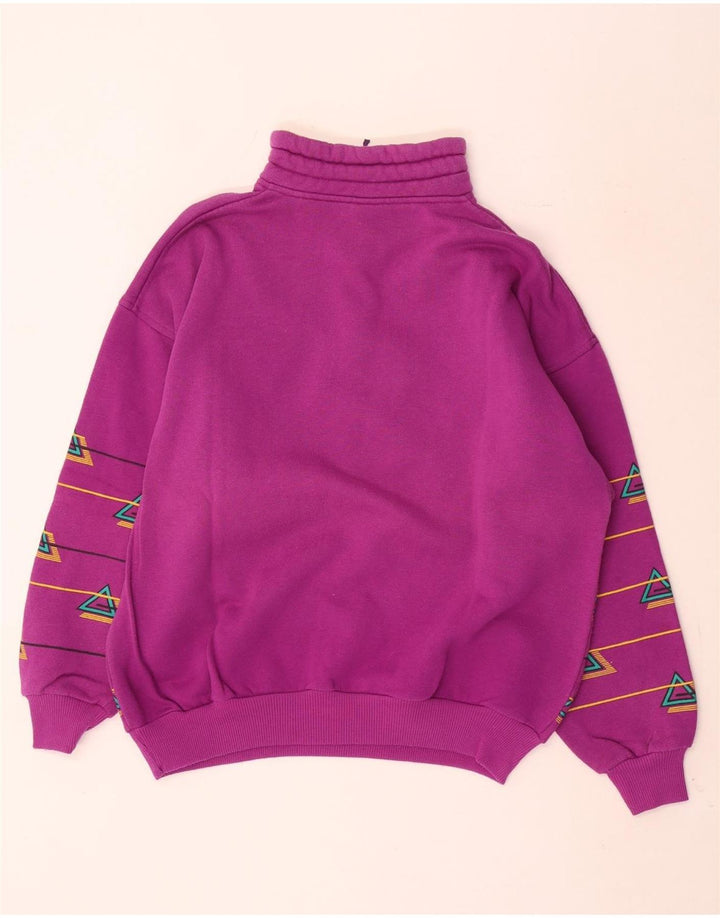 Rodeo Damen-Trainingsanzug mit Grafik, EU 40, mittelrosa, geometrisch, Retro