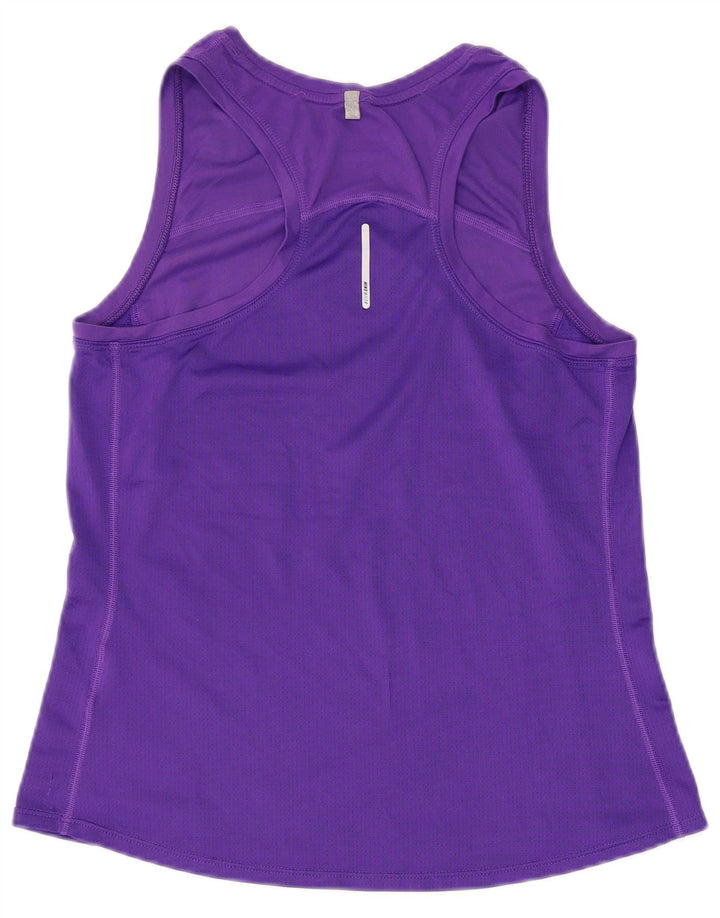 NIKE Damen Dri Fit Weste Top UK 12 Medium Lila