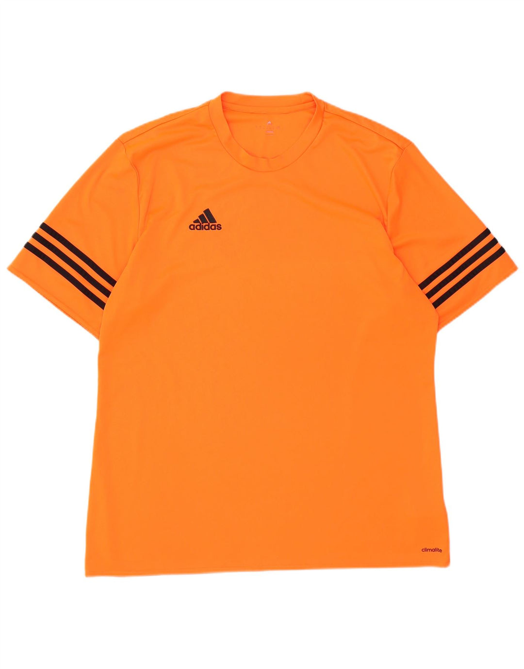 Adidas Herren Climalite T-Shirt Top XL Orange Polyester