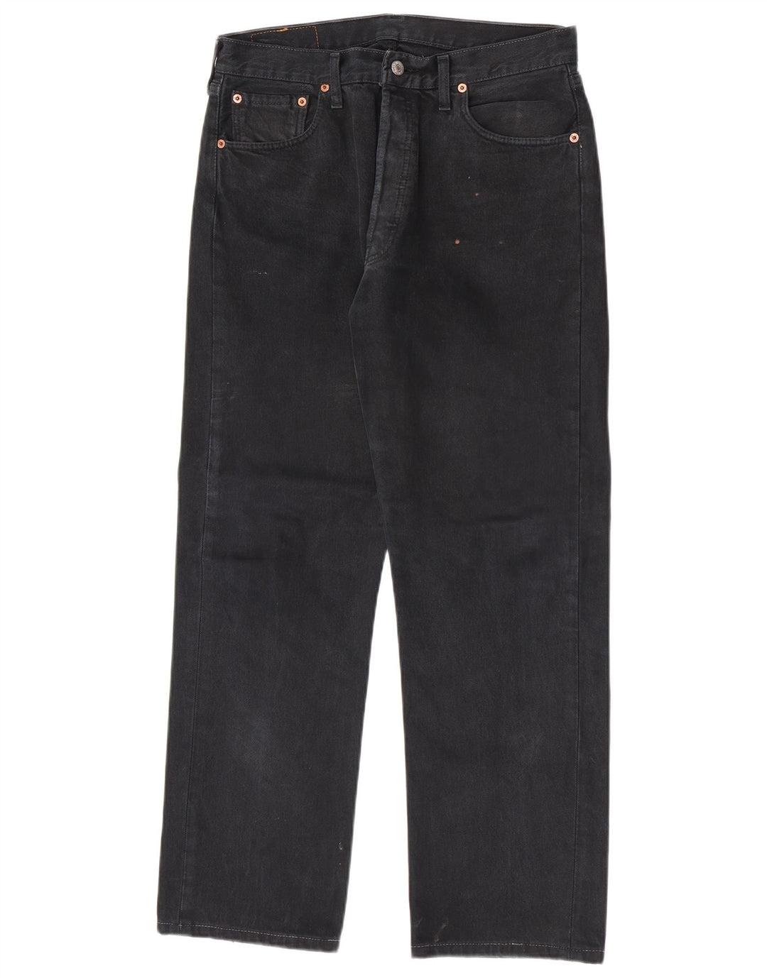 Levi's Herren 501 Straight Jeans W34 L29 Marineblau Baumwolle
