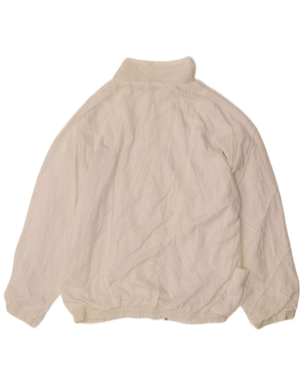 Active Herren Bomberjacke UK 44 2XL Weiß Polyamid