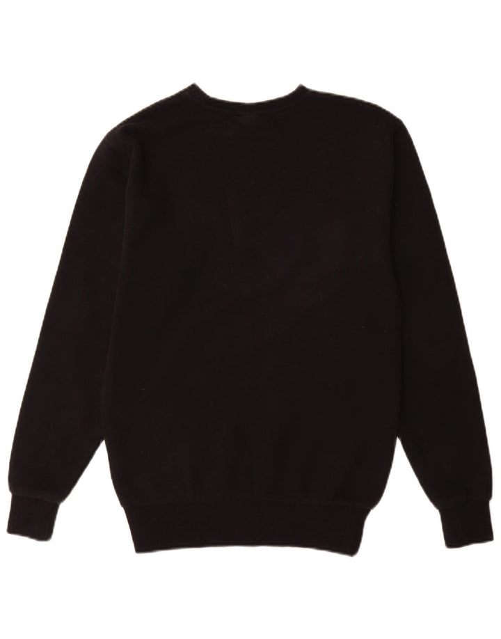 Ellesse Herren-Sweatshirt mit Grafik, XS, schwarze Baumwolle
