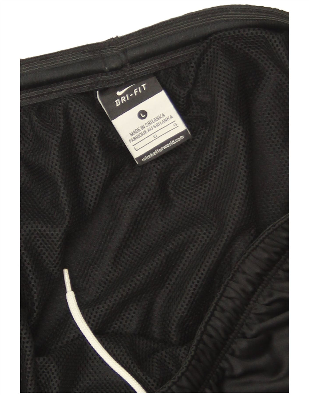 Nike Herren Dri Fit Sportshorts, groß, schwarzes Farbblock-Polyester