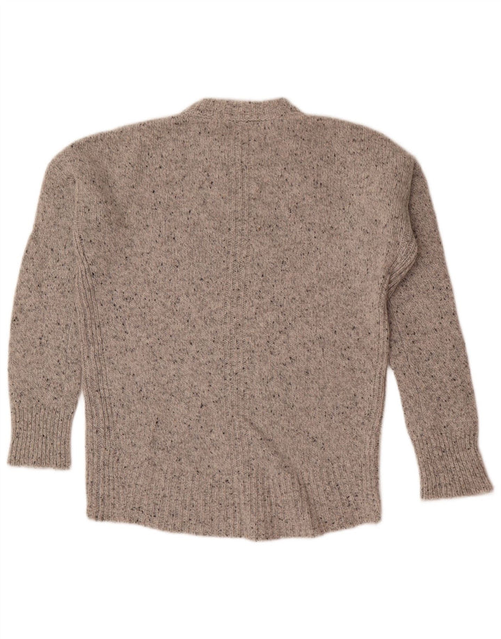John Lewis Damen-Pullover mit Rundhalsausschnitt, Größe S, Gr. 8, Grau meliert