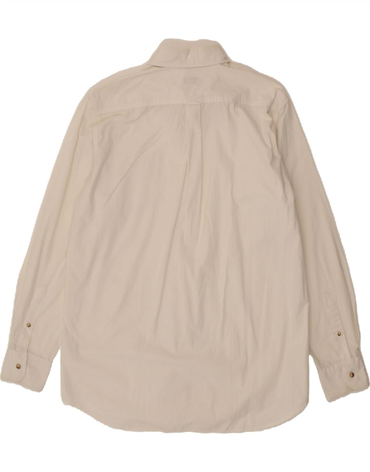 NAPAPIJRI Mens Shirt XL Off White Cotton Vintage Napapijri and Second-Hand Napapijri from Messina Hembry 