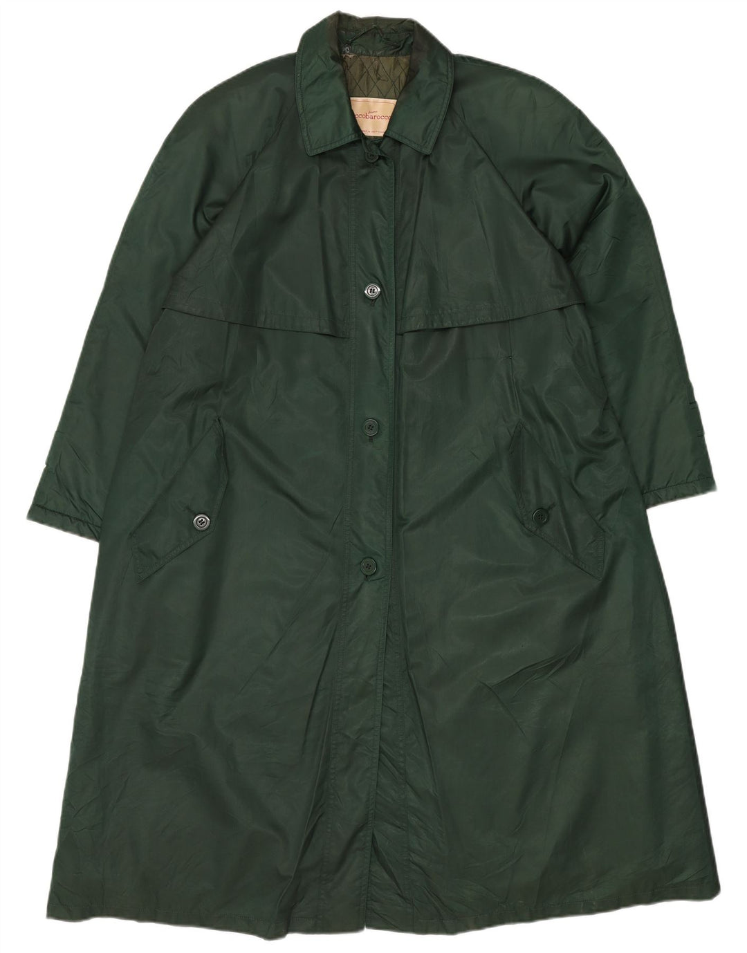 ROCCOBAROCCO Damen Mantel UK 18 XL Grün