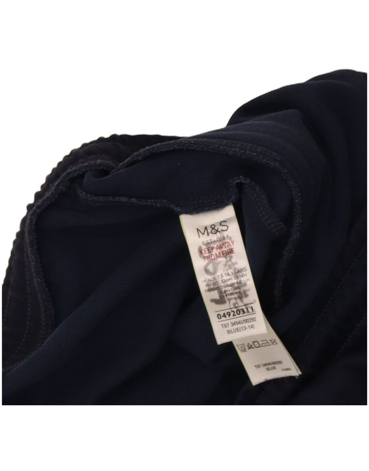 Marks & Spencer Jungen-Trainingshose, Jogginghose, 13–14 Jahre, Marineblau