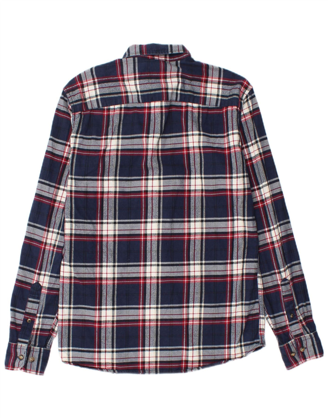 Jack & Jones Herren-Flanellhemd XS, marineblau, kariert, Baumwolle