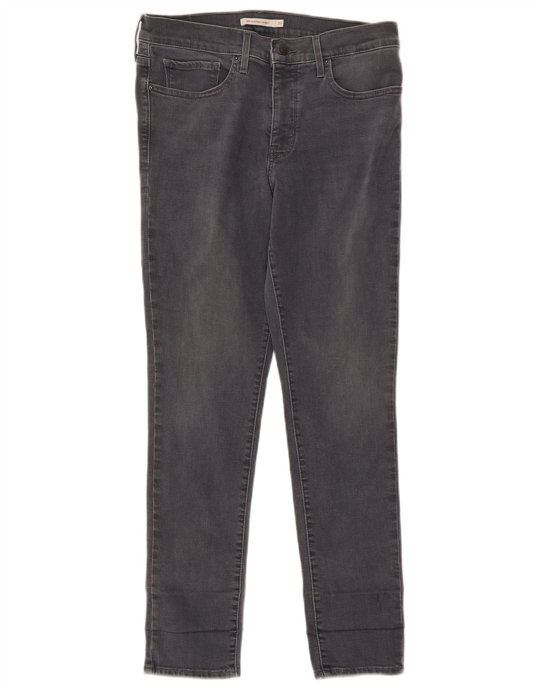 LEVI'S Damen 311 Shaping Skinny Jeans W30 L30 Graue Baumwolle
