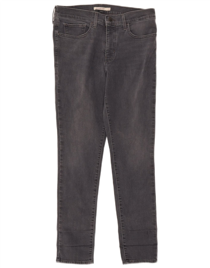 LEVI'S Damen 311 Shaping Skinny Jeans W30 L30 Graue Baumwolle