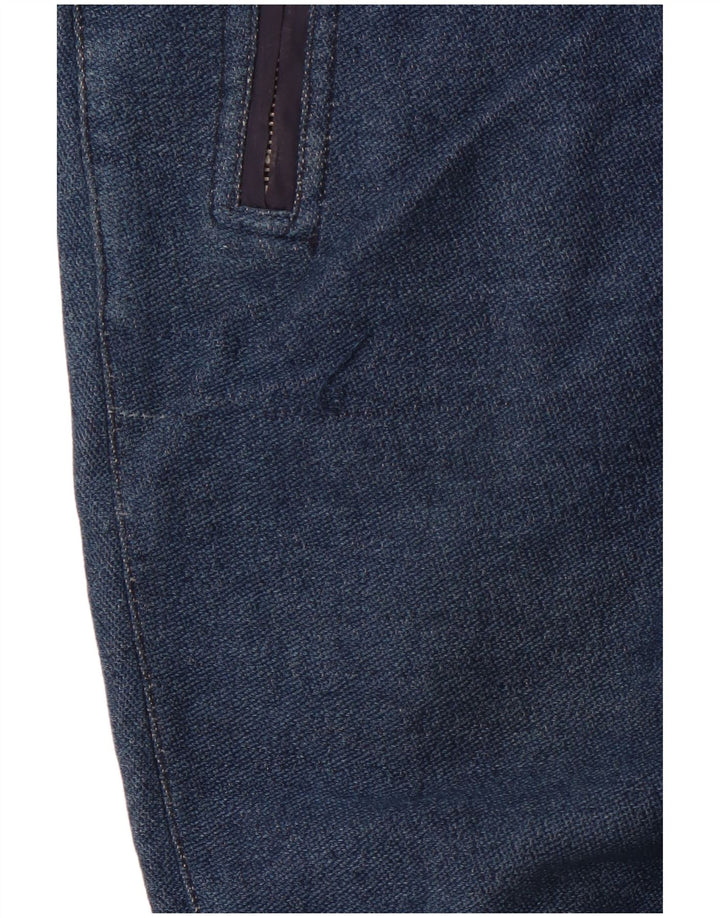 ZARA Herren Jogginghose, kurze Hose, XL, blau, Baumwolle