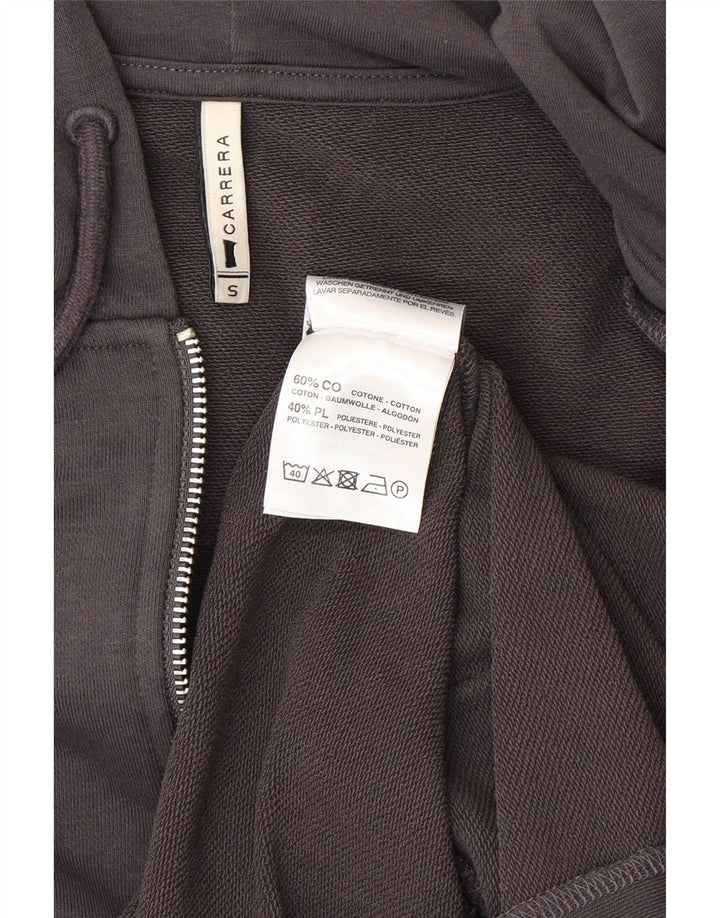 Carrera Herren-Kapuzenpullover mit Reißverschluss, klein, graue Baumwolle
