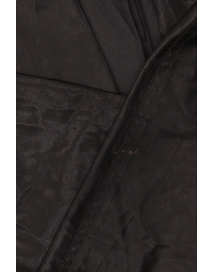 Colette Wolfgang Kaiser Damen Bomberjacke UK 10 Small Schwarze Viskose