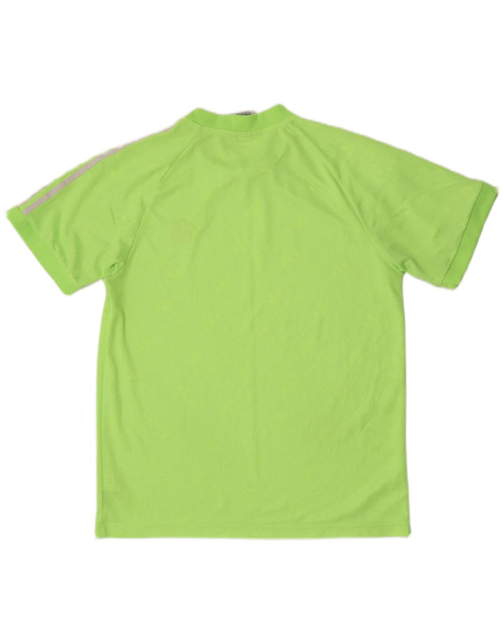 Adidas Herren Grafik T-Shirt Top Mittelgrünes Polyester