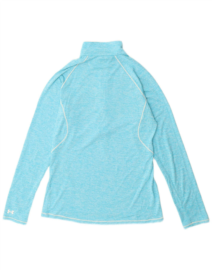 UNDER ARMOUR Damen Heat Gear Pullover-Trainingsanzugoberteil, UK 12, Mittelblau