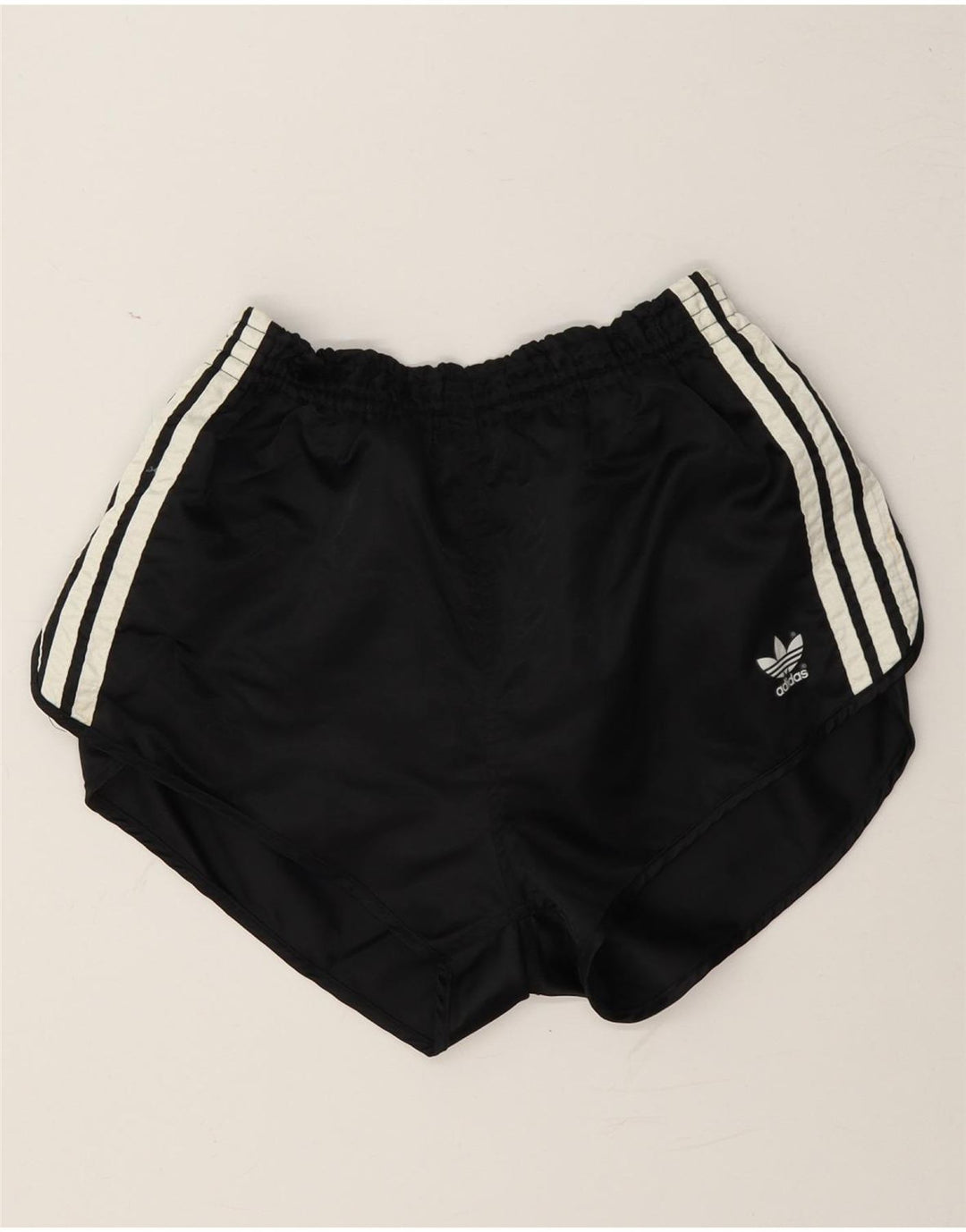 Adidas Damen Sportshorts UK 14 Large Schwarz Polyamid