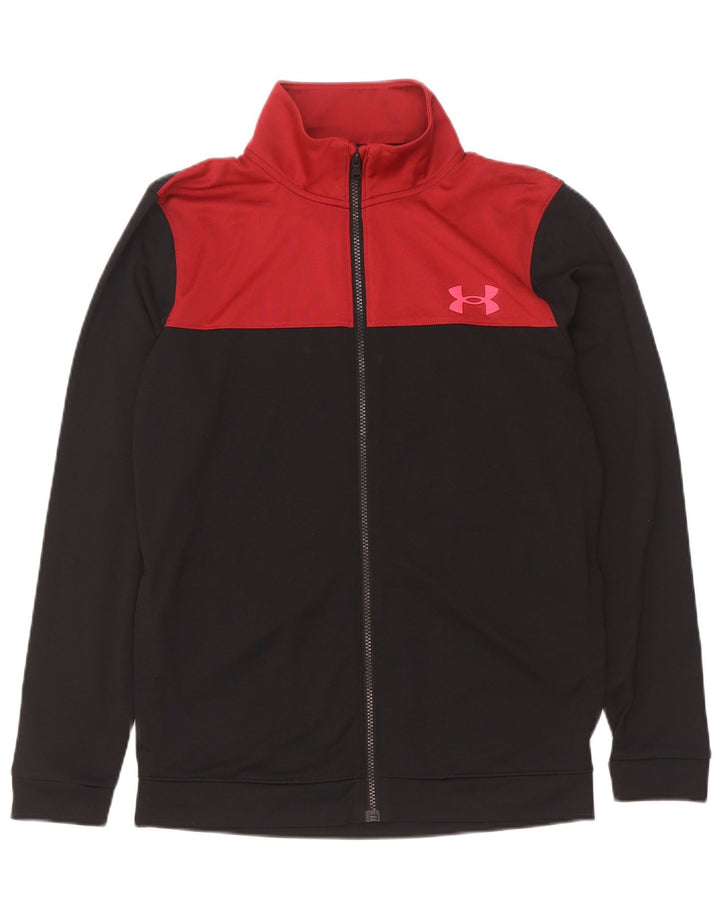 Under Armour Herren-Trainingsanzugoberteil, Jacke, Größe S, Schwarz, Farbblock