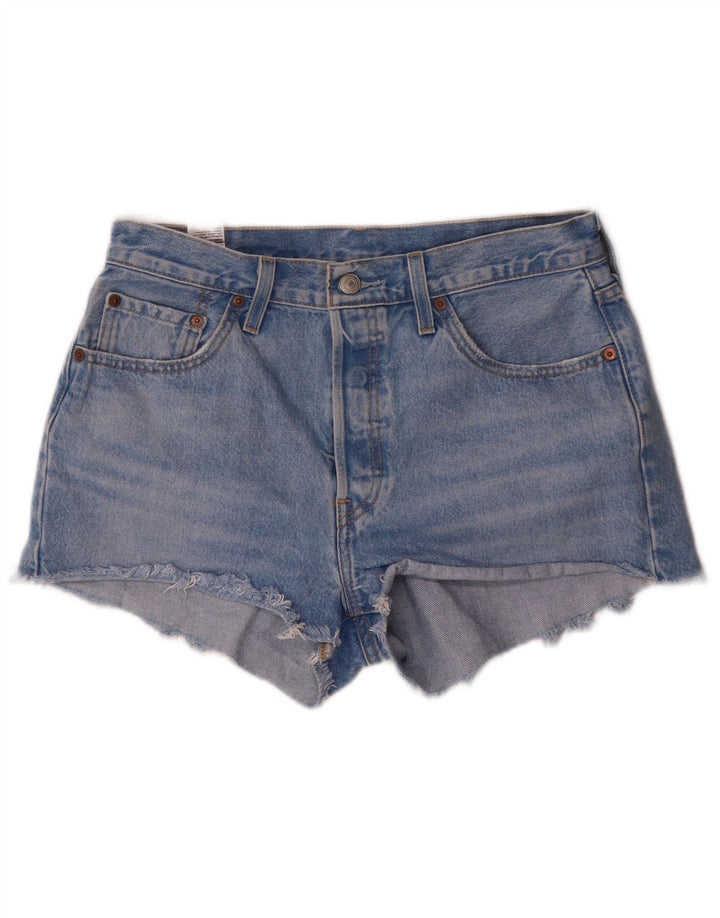 Levi's Damen 501 Denim Hot Pants W29 Mittelblaue Baumwolle