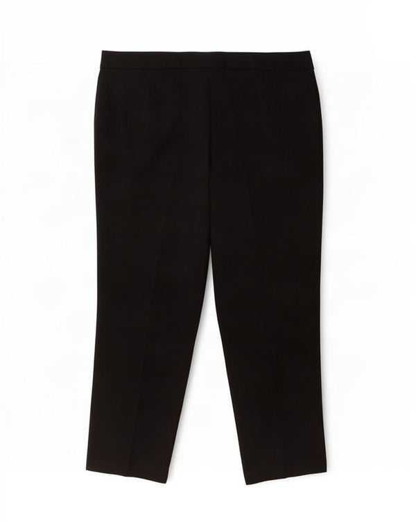 Marks & Spencer Damen-Anzughose mit gerader Passform, UK 16, Größe L, W36, L26, Schwarz