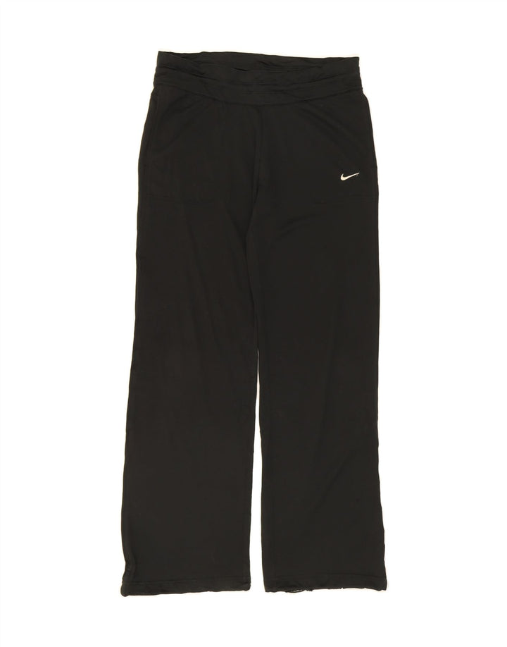 NIKE Womens Dri Fit Tracksuit Trousers UK 14 Medium  Black Polyester Vintage Nike and Second-Hand Nike from Messina Hembry 