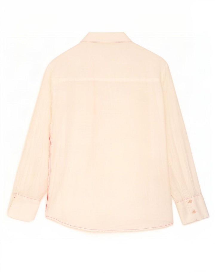 Zara Damen Übergroßes Hemd UK 6 XS Weiß