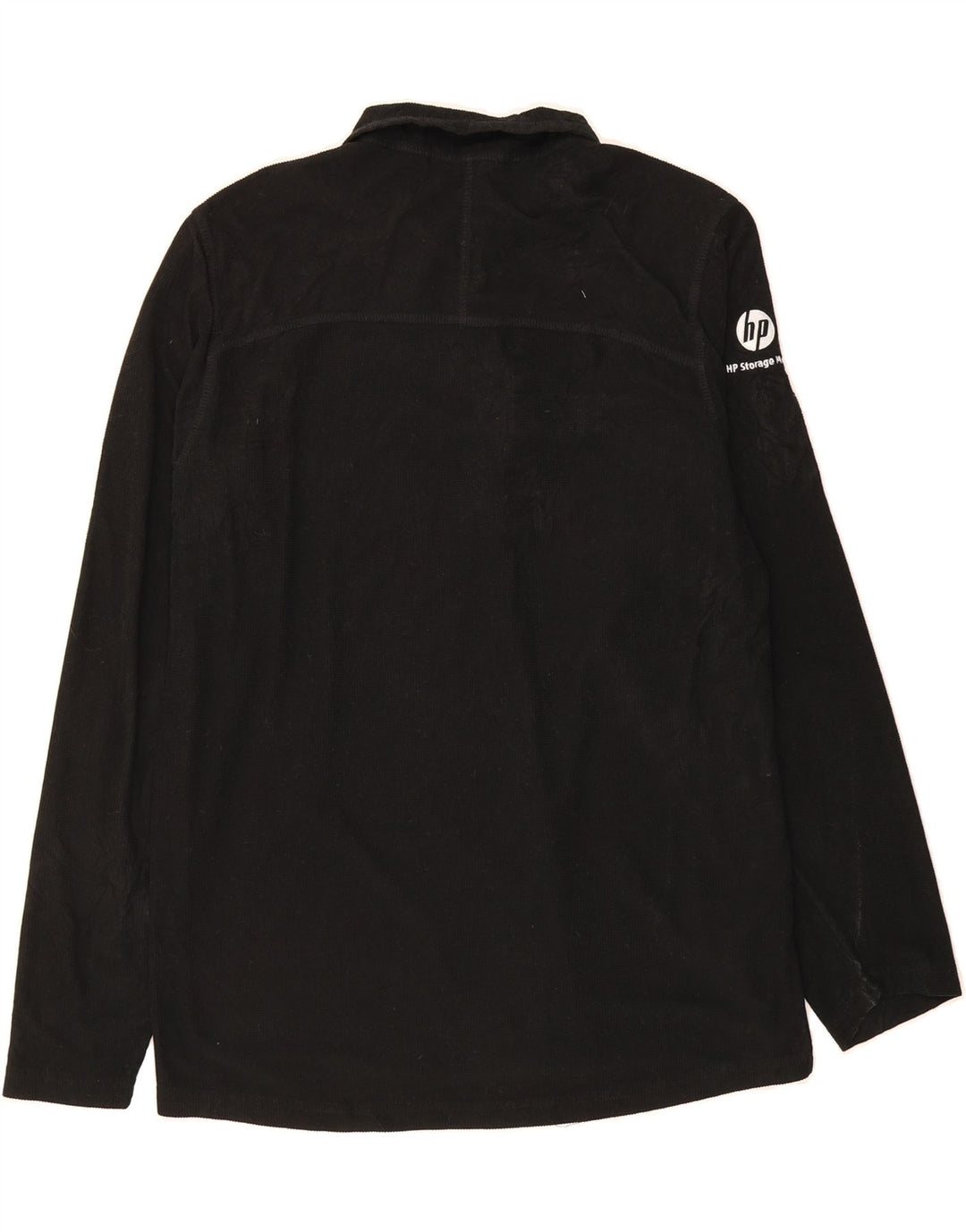 EDDIE BAUER Womens Zip Neck Pullover Tracksuit Top UK 16 Large Black Vintage Eddie Bauer and Second-Hand Eddie Bauer from Messina Hembry 