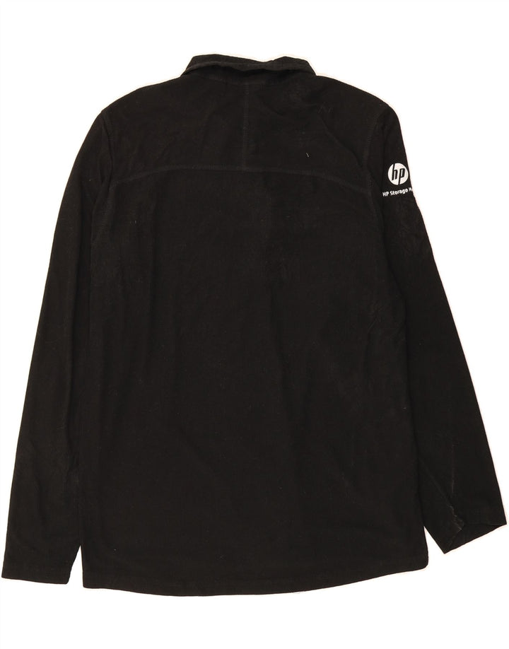 EDDIE BAUER Womens Zip Neck Pullover Tracksuit Top UK 16 Large Black Vintage Eddie Bauer and Second-Hand Eddie Bauer from Messina Hembry 