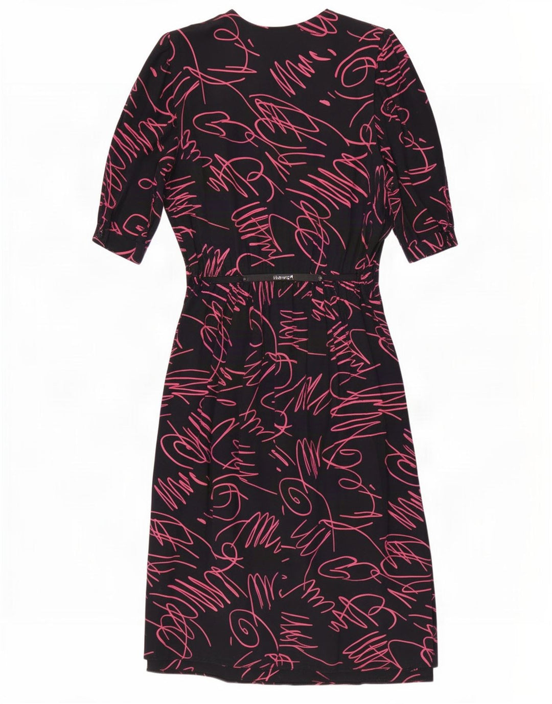 Yessica Womens By C&A Maxikleid mit abstraktem Muster EU 40 Mittelschwarz