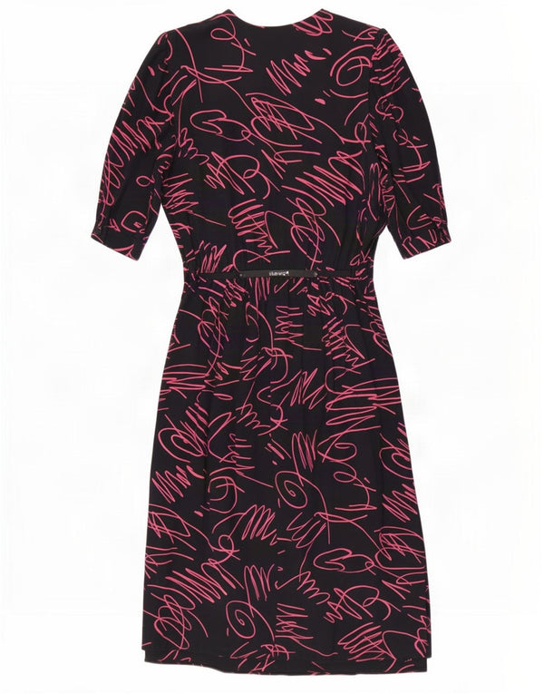 Yessica Womens By C&A Maxikleid mit abstraktem Muster EU 40 Mittelschwarz