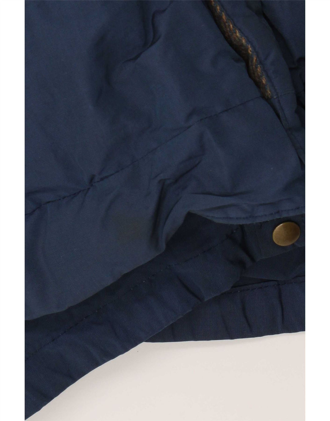 Woolrich Herren Bomberjacke UK 40 Große marineblaue Baumwolle