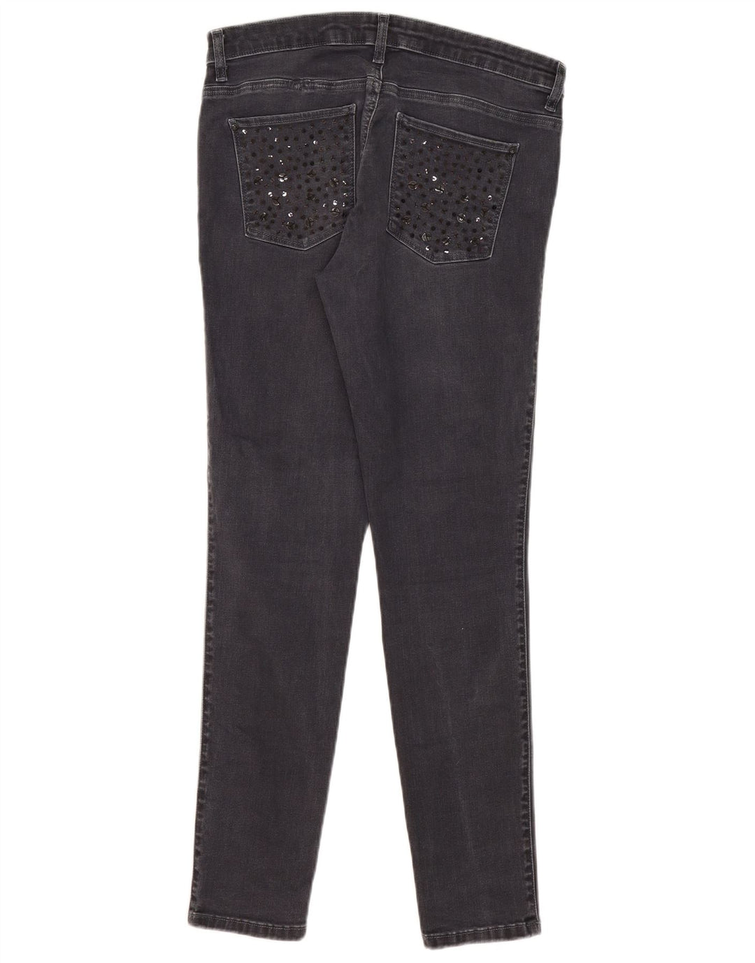 Guess Damen Skinny Jeans W30 L30 Graue Baumwolle