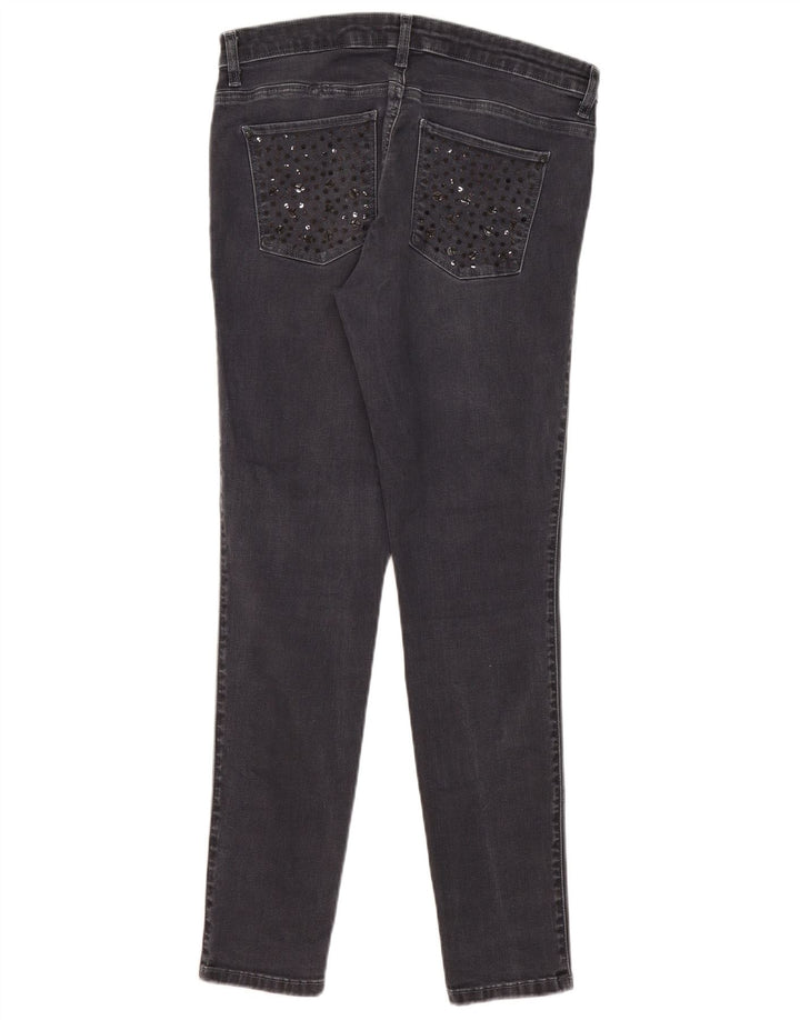 Guess Damen Skinny Jeans W30 L30 Graue Baumwolle