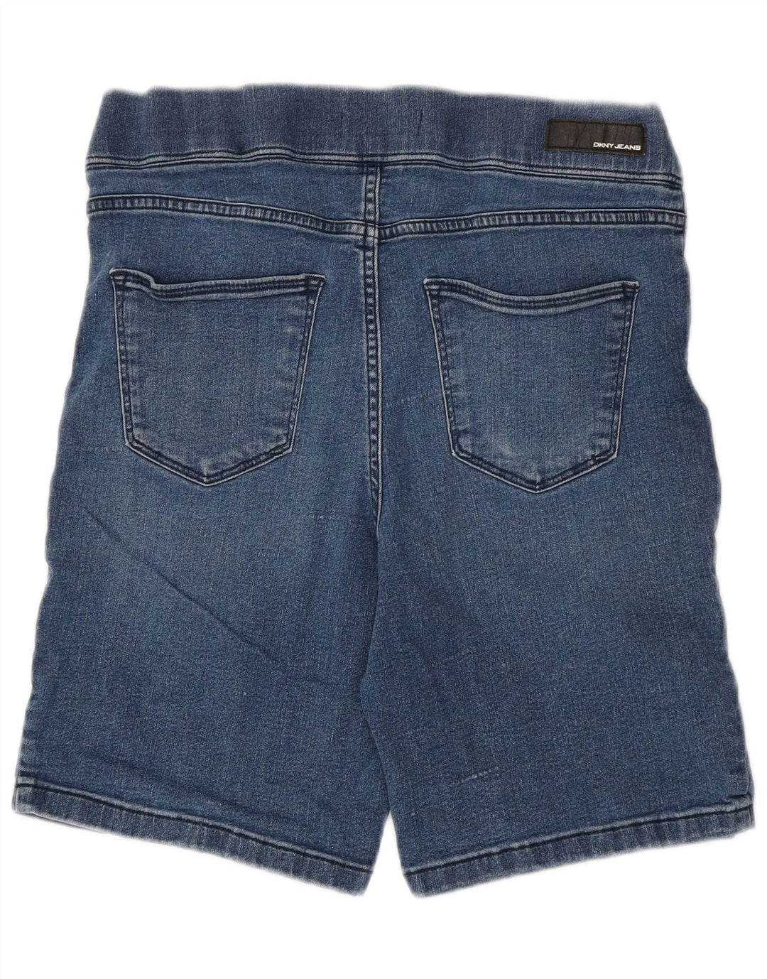 DKNY Damen Jeansshorts Medium W30 Blaue Baumwolle