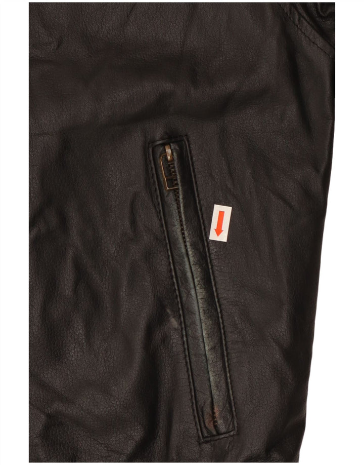 Conbipel Herren Lederjacke IT 50 Großes schwarzes Leder