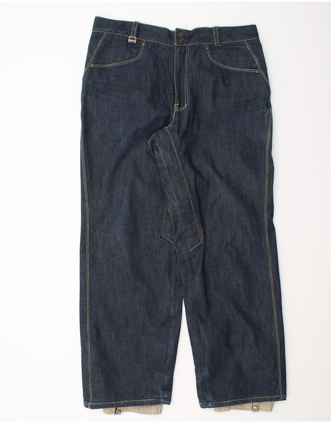 Sessions Herren-Jeans in limitierter Auflage, gerade, Größe L, W38, L33, Marineblau