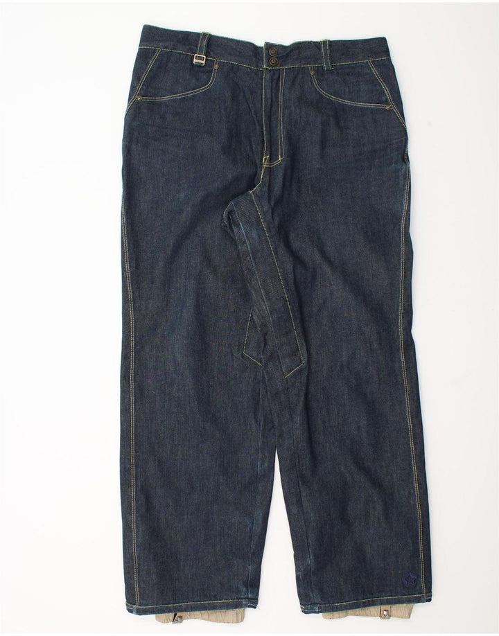 Sessions Herren-Jeans in limitierter Auflage, gerade, Größe L, W38, L33, Marineblau