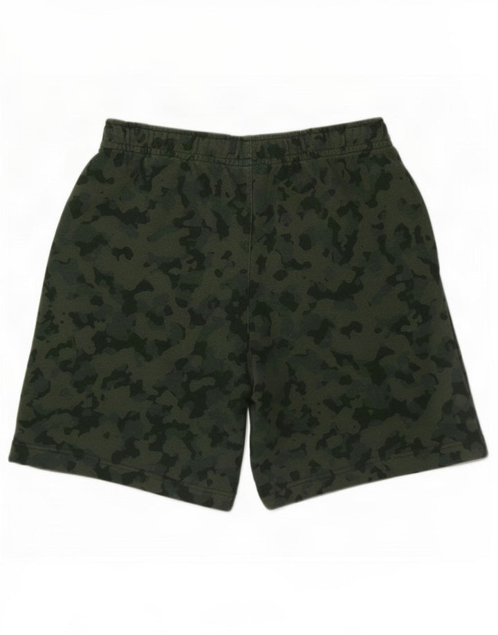 Nike Herren-Sportshorts, groß, grüne Camouflage-Baumwolle