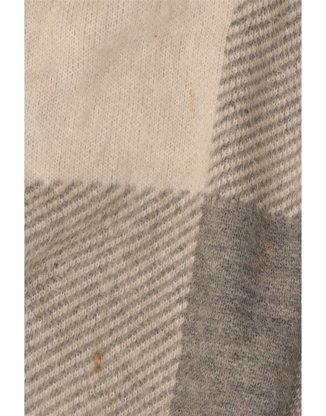 Topshop Damen-Strickjacke in Übergröße, Gr. 14, Mittelbeige, Karo, Acryl