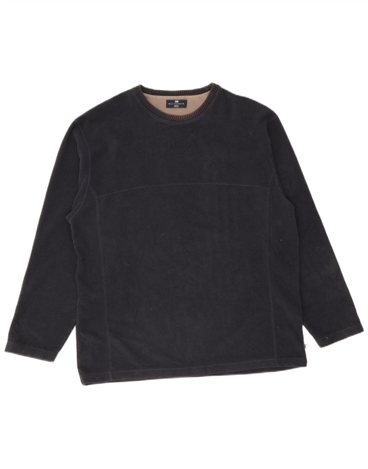 Marks & Spencer Herren-Fleecepullover, groß, marineblau, Polyester