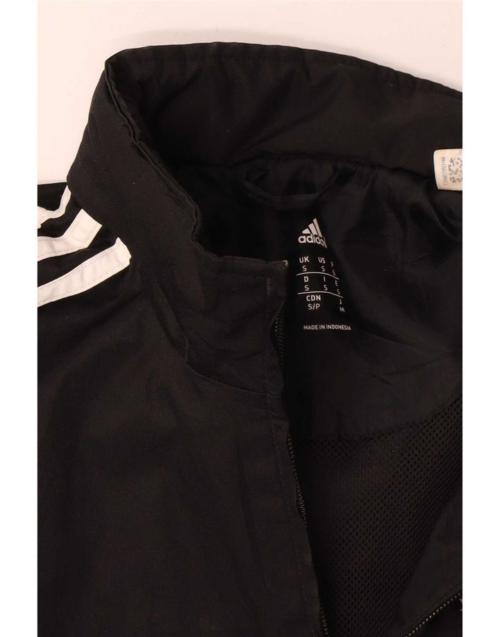 Adidas Herren Regenjacke UK 36 Small Schwarz Colourblock Polyester