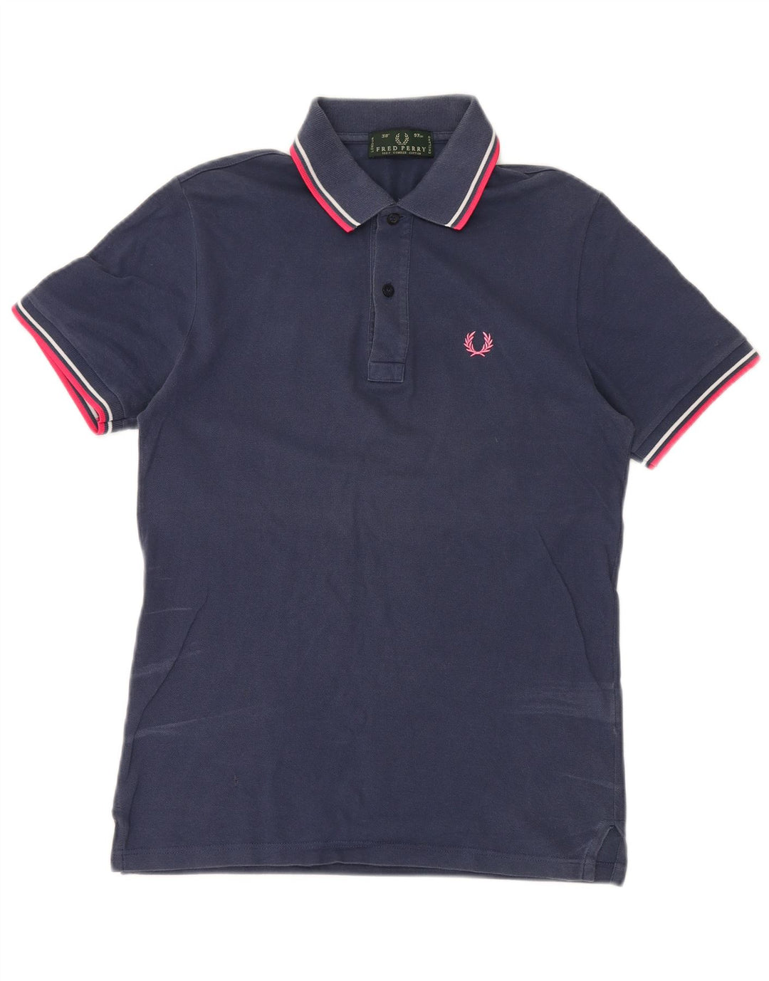 FRED PERRY Herren-Poloshirt, Größe S, Marineblau