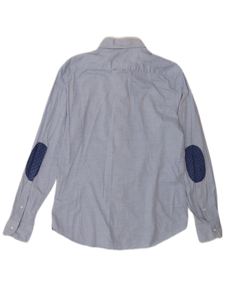 Massimo Dutti Herrenhemd Mittelblau