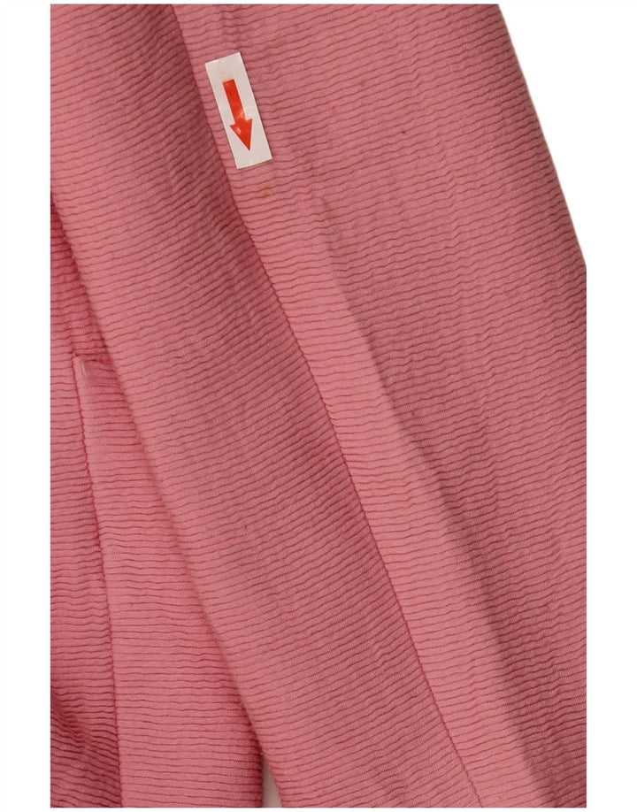 Zara Damen Mantel UK 10 Small Rosa Viskose