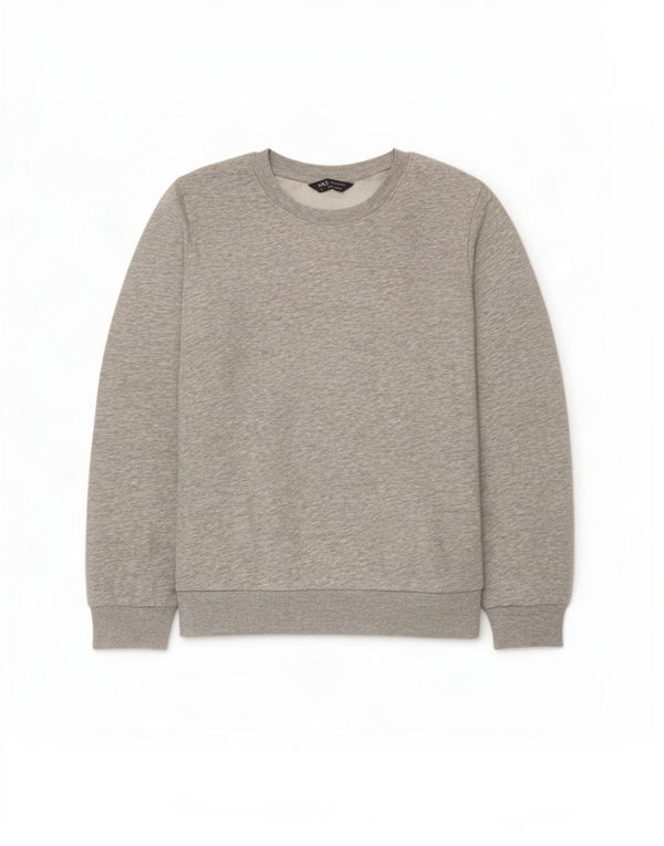 Marks & Spencer Damen Sweatshirt Pullover UK 16 Large Grau Baumwolle
