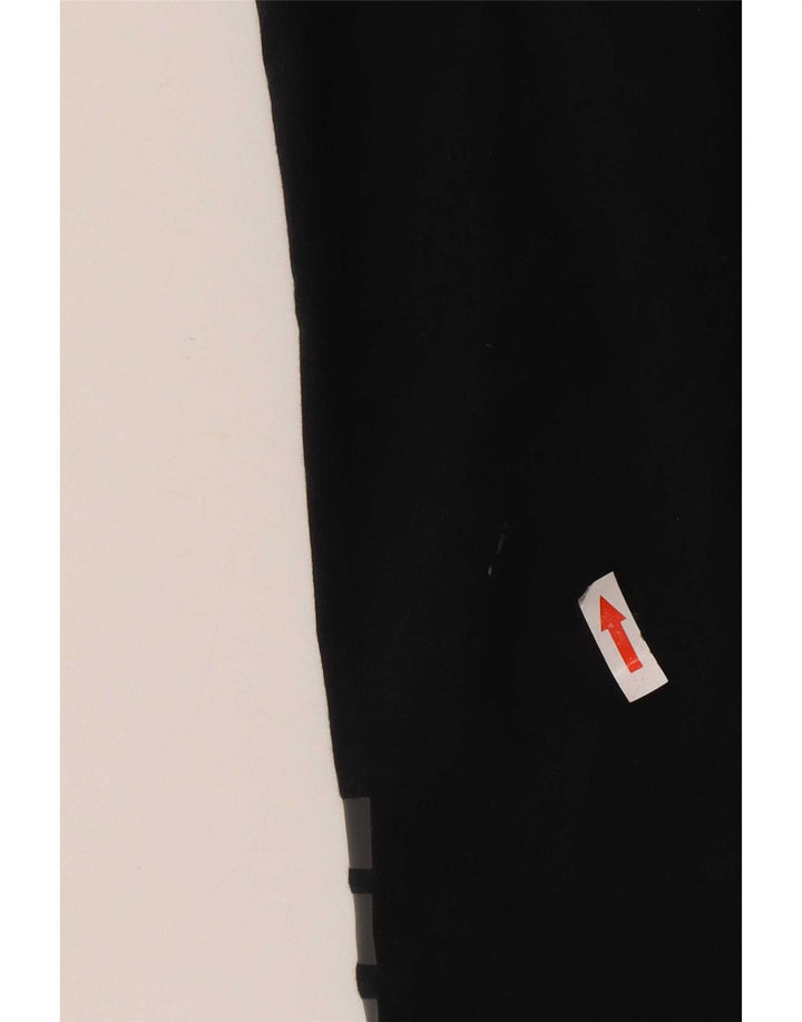 Nike Damen Graphic Leggings UK 14 Large Schwarz