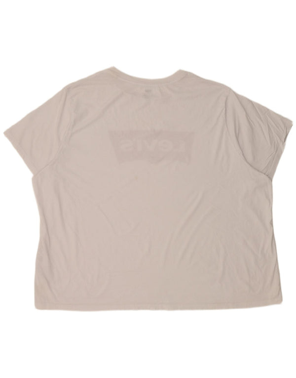 Levi's Herren-T-Shirt mit Grafik, 4XL, weiße Baumwolle