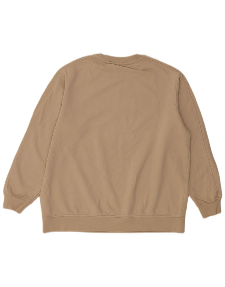 Marks & Spencer Herren-Sweatshirt mit Grafik, mittelbeige Baumwolle