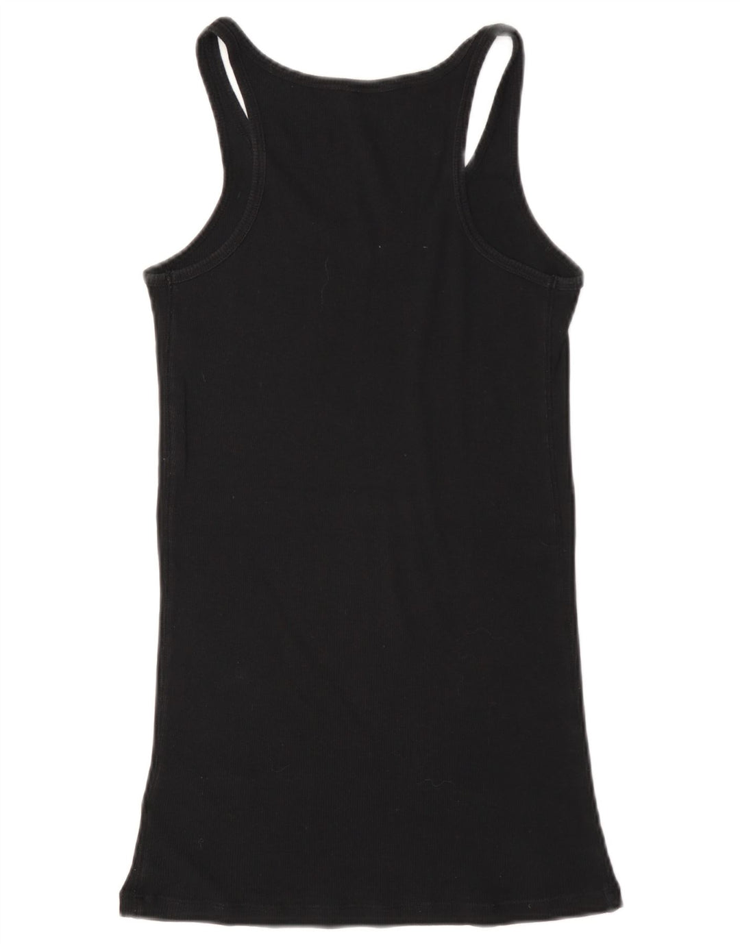 Guess Damen-Top mit grafischem Trägershirt, Größe S, Größe S, Schwarz, Baumwolle